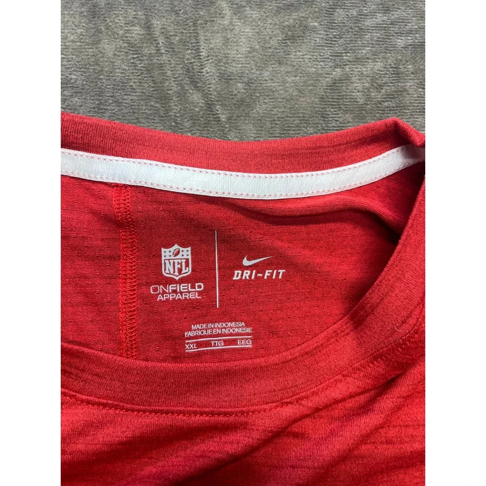 Nike NFL Atlanta Falcons Dri-FIT Red Training T-Shirt Men's XXL‎